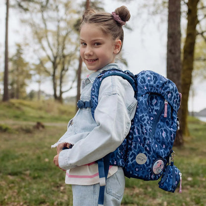 Ghiozdan, rucsac ergonomic Beckmann pentru școală, Clasic, Cheetah