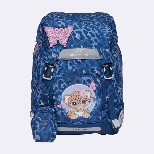 Ghiozdan, rucsac ergonomic Beckmann pentru școală, Clasic, Cheetah