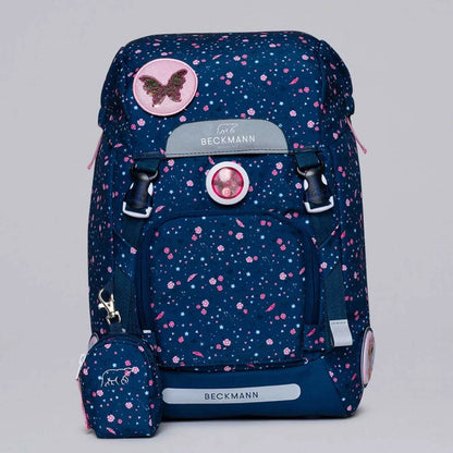 Ghiozdan, rucsac ergonomic Beckmann pentru școală, Clasic, Forest Deer Blue