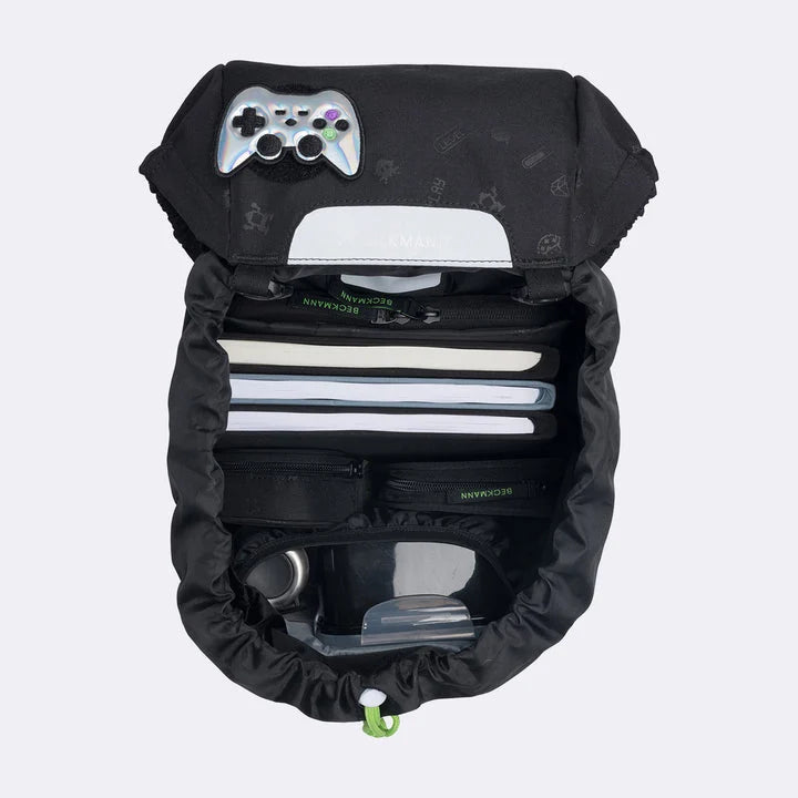 Ghiozdan, rucsac ergonomic Beckmann pentru școală, Clasic, Pixel