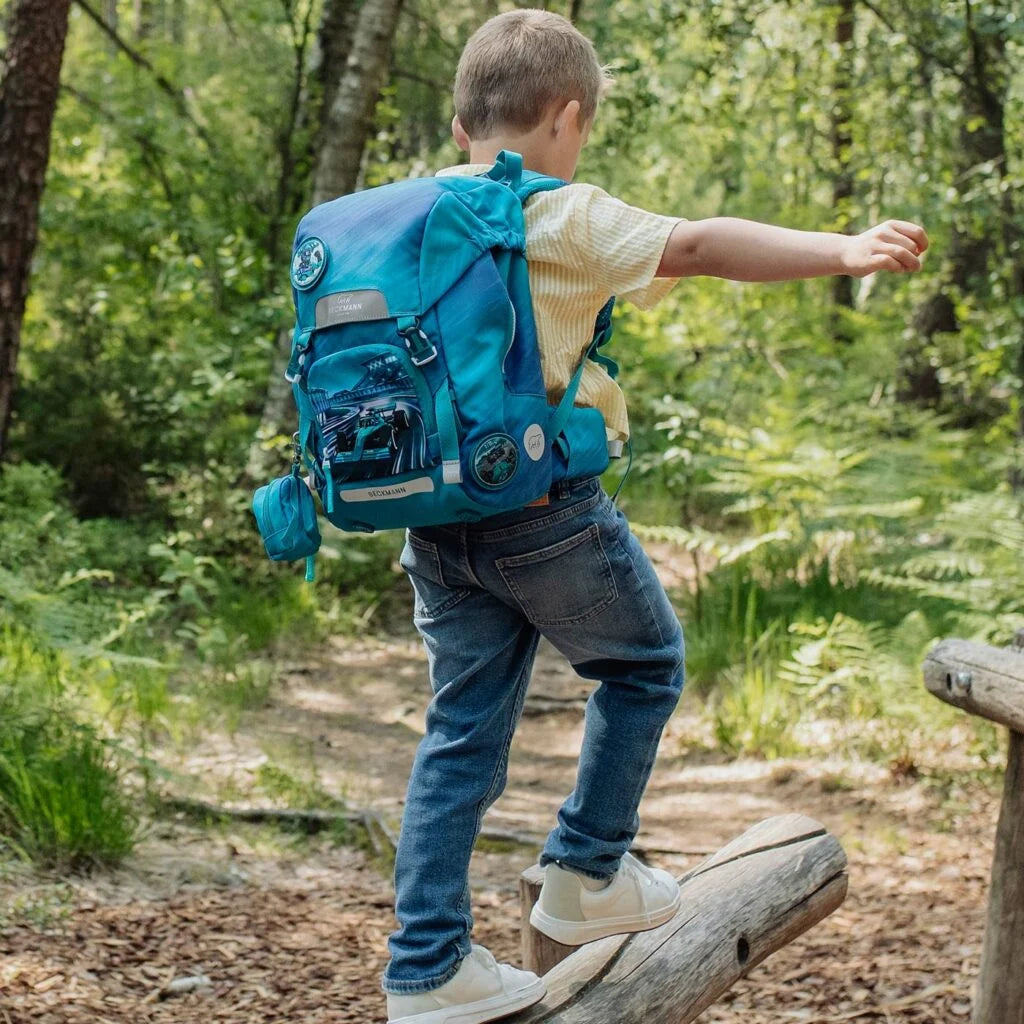 Ghiozdan, rucsac ergonomic Beckmann pentru școală, Clasic, Racing