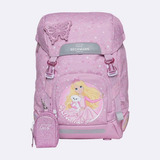 Ghiozdan, rucsac ergonomic Beckmann pentru școală, Clasic, ROSIE