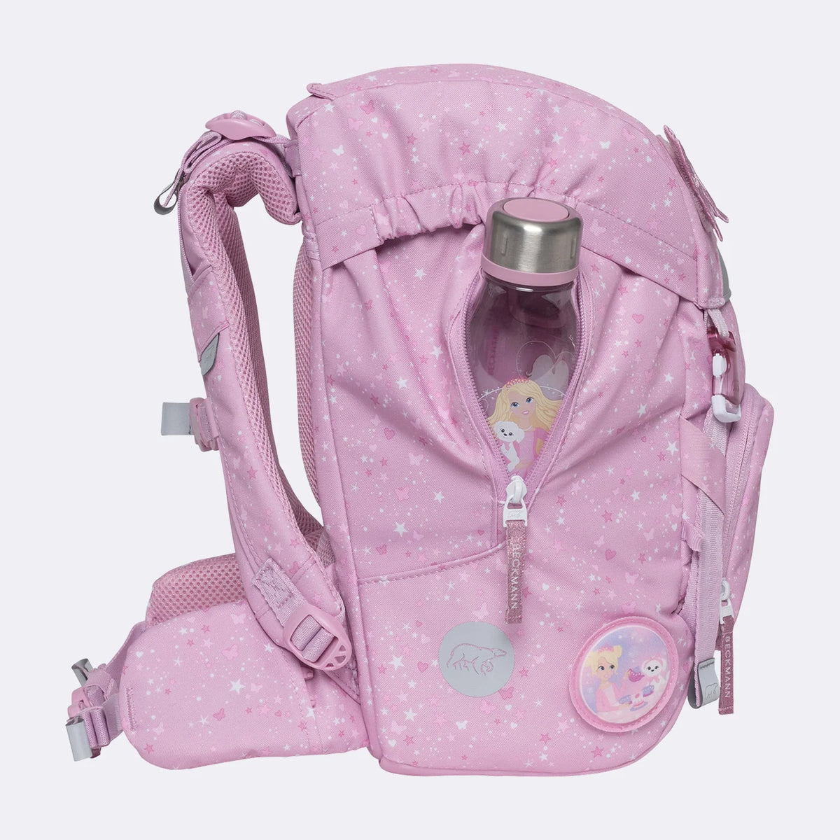Ghiozdan, rucsac ergonomic Beckmann pentru școală, Clasic, Rosie
