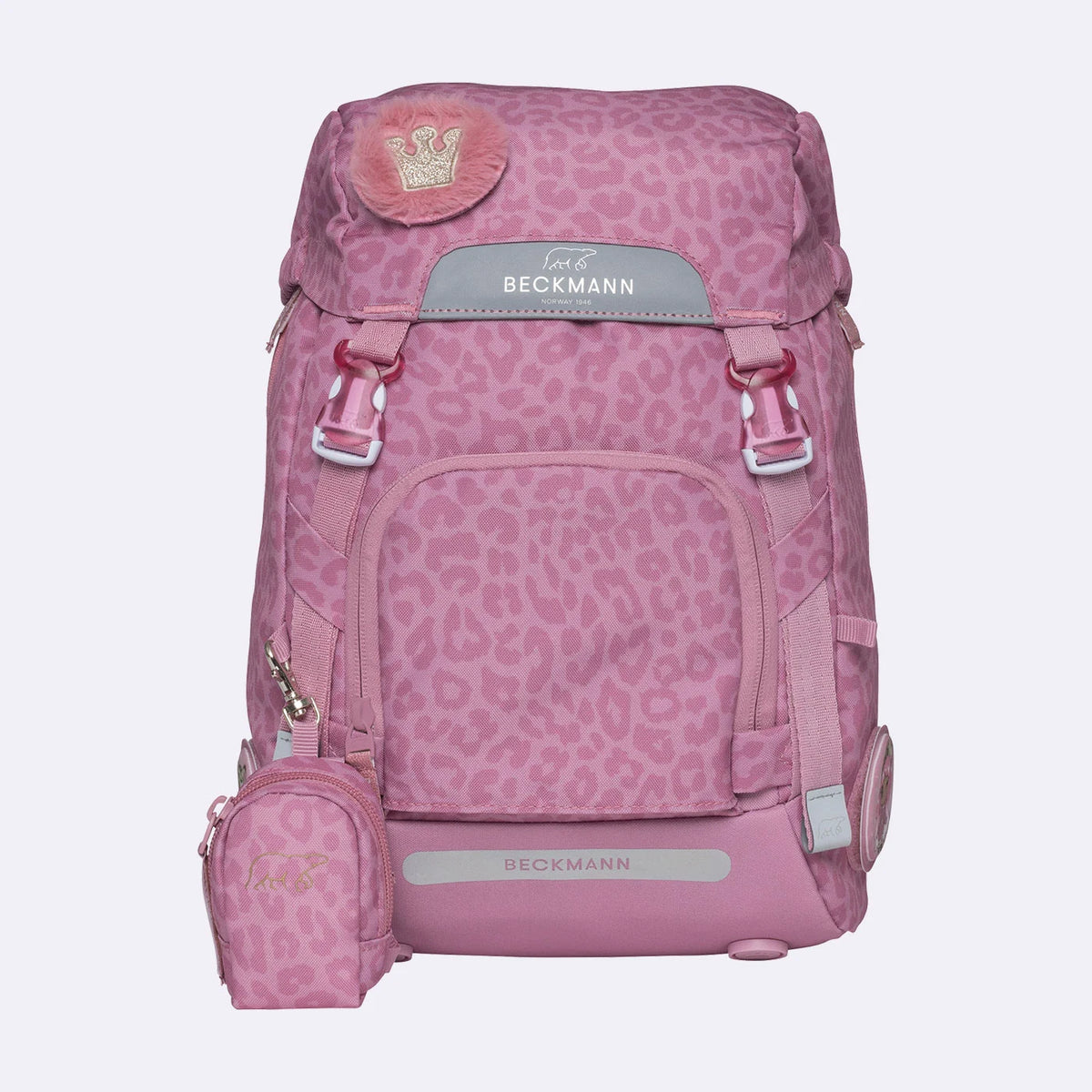 Ghiozdan, rucsac ergonomic Beckmann pentru școală, Clasic, Roxy