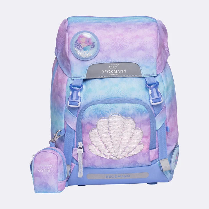 Ghiozdan ergonomic Beckmann pentru școală, Clasic, Seashell