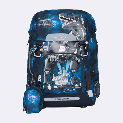 Ghiozdan, rucsac ergonomic Beckmann pentru școală, Clasic, Tech Rex