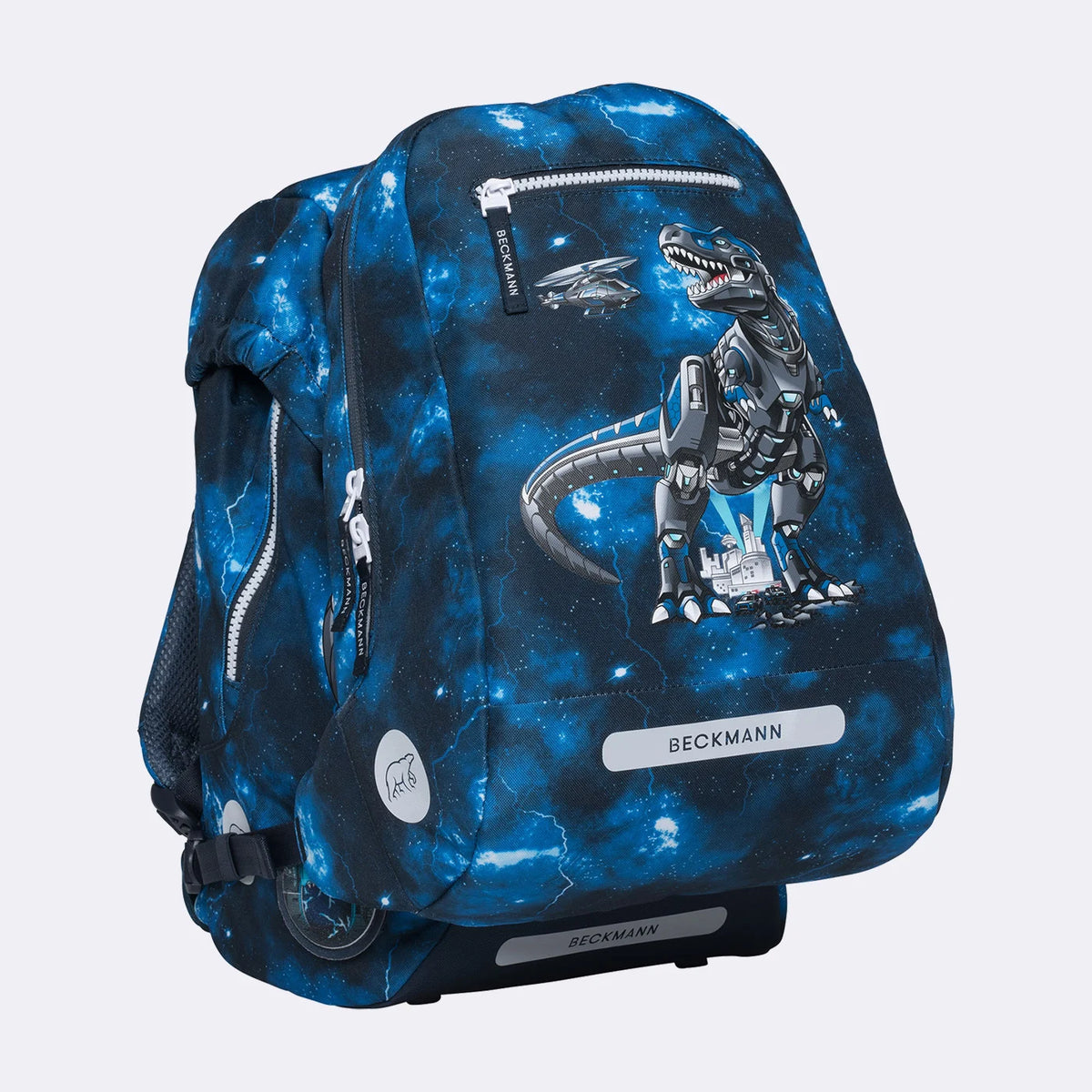 Ghiozdan, rucsac ergonomic Beckmann pentru școală, Clasic, Tech Rex
