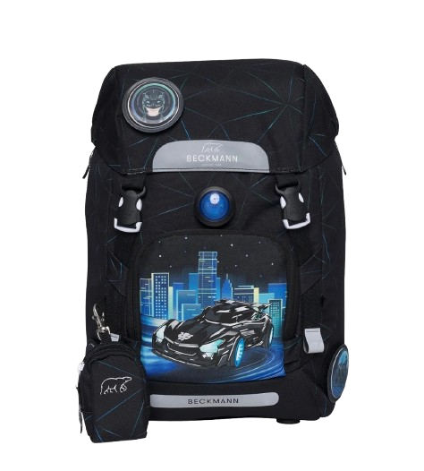 Ghiozdan, rucsac ergonomic școală, Clasic, Night rider