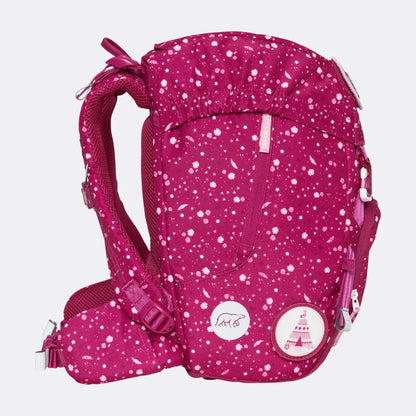 Ghiozdan, rucsac ergonomic Beckmann, set clasic 6 piese, Forest Deer Red