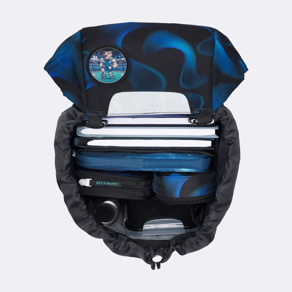Ghiozdan, rucsac ergonomic cu pernǎ de aer Beckmann, set Active Air FLX 6 piese, Magic League