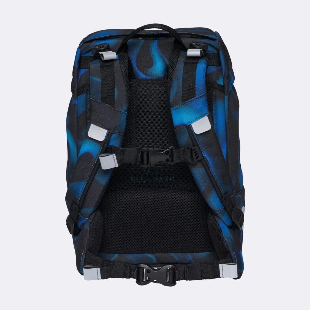 Ghiozdan, rucsac ergonomic cu pernǎ de aer Beckmann, set Active Air FLX 6 piese, Magic League