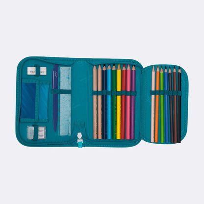 Ghiozdan, rucsac ergonomic cu pernǎ de aer Beckmann, set Active Air FLX 6 piese, Racing
