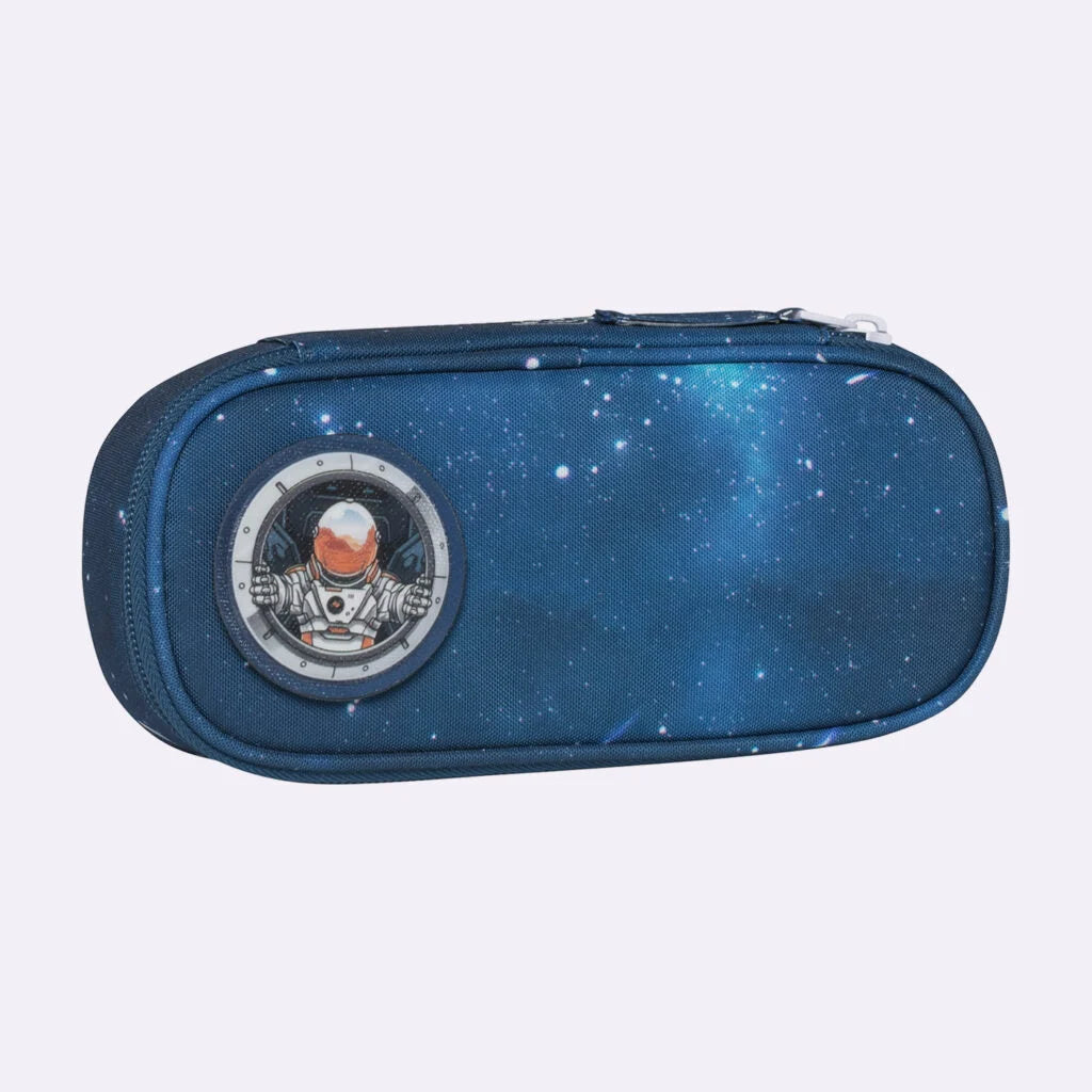 Ghiozdan, rucsac ergonomic Beckmann, set clasic 6 piese, Space Mission