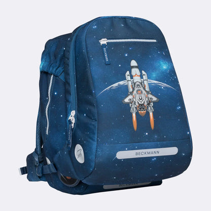 Ghiozdan, rucsac ergonomic Beckmann, set clasic 6 piese, Space Mission