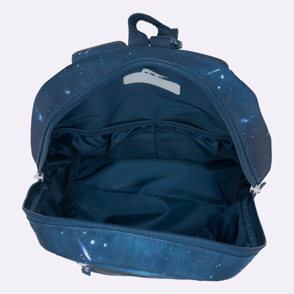 Ghiozdan, rucsac ergonomic Beckmann, set clasic 6 piese, Space Mission