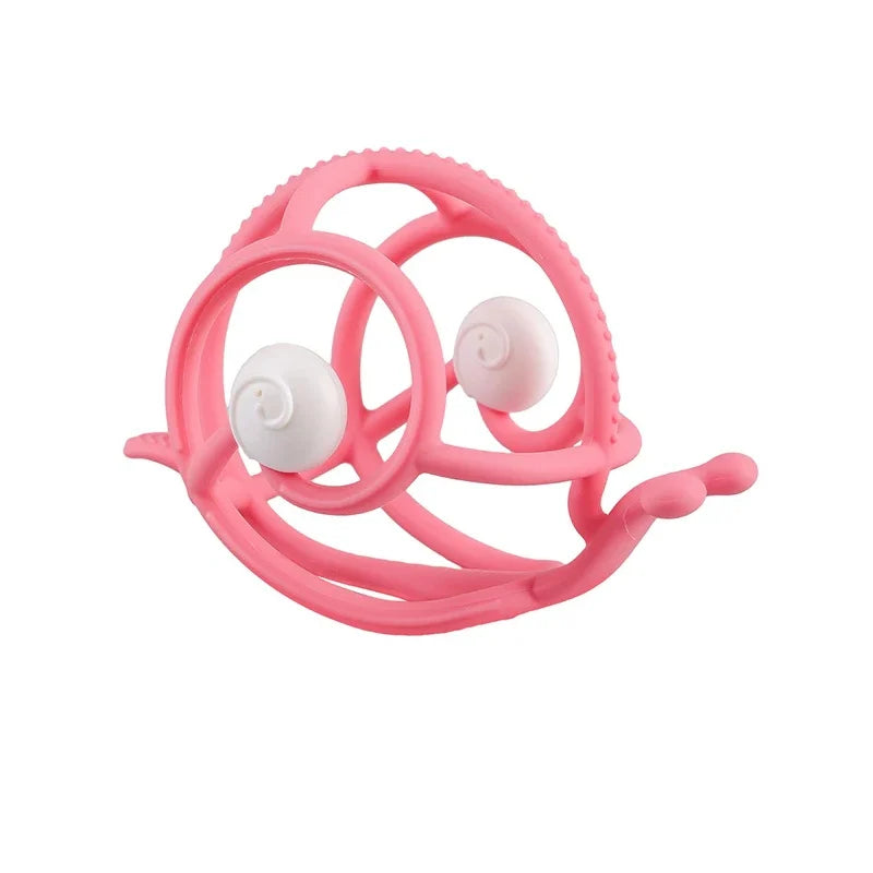 Inel gingival din silicon - Mombella - Melc Roz