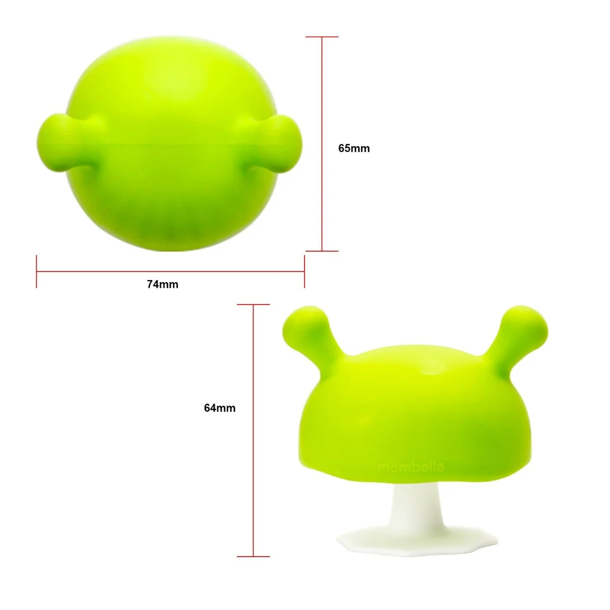 Inel Gingival Din Silicon, Mombella, Ciupercuta Pink