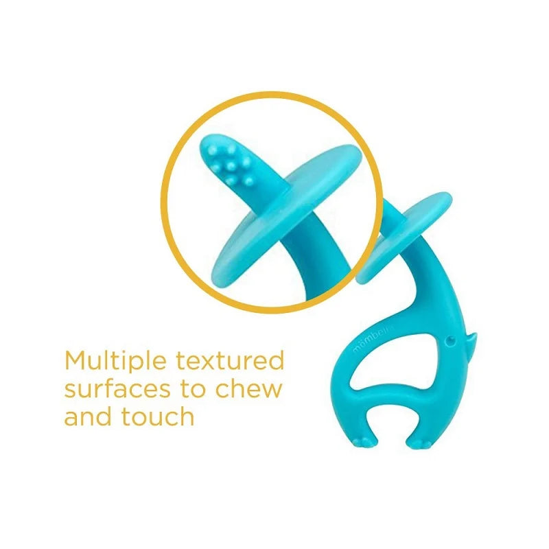 Inel gingival din silicon - Mombella - Elefant Albastru