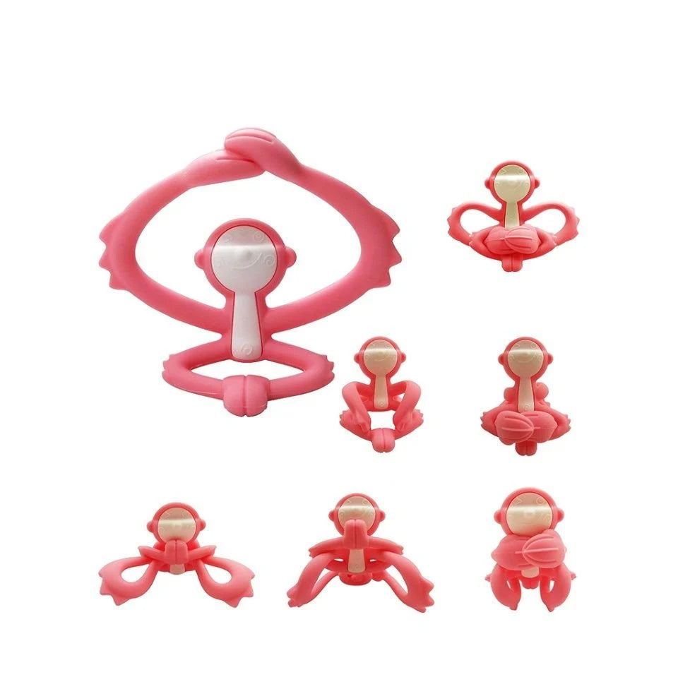 Inel Gingival Din Silicon - Mombella - Maimuțica Old rose