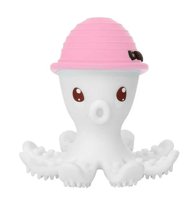 Inel gingival din silicon - Mombella - Octopus Roz