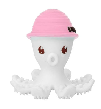 Inel gingival din silicon - Mombella - Octopus Roz