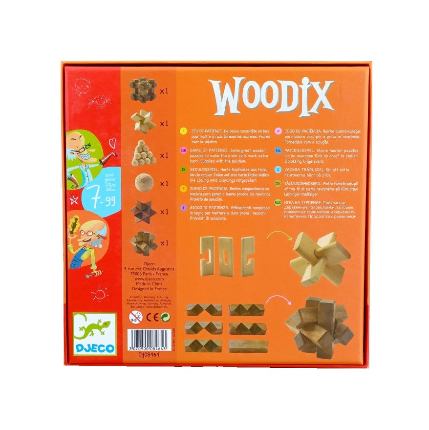 Woodix jocuri logice din lemn Djeco