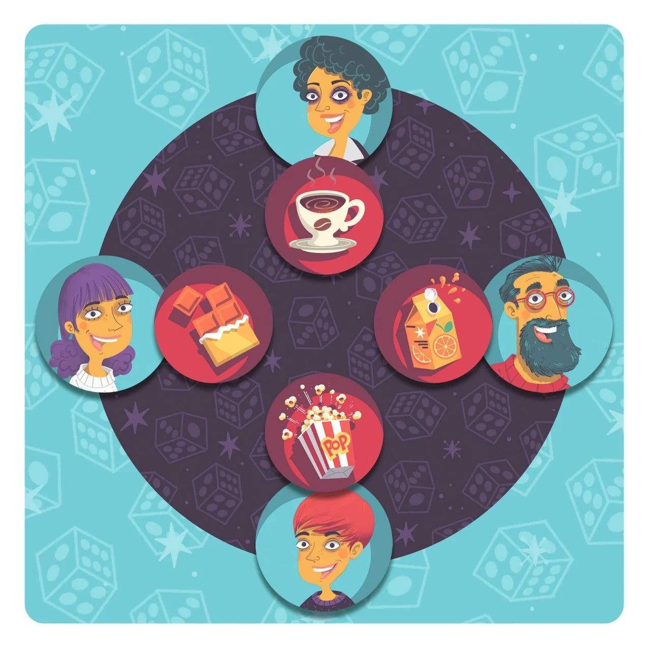 Joc cooperativ de logică Qui-à-quoi?, Djeco