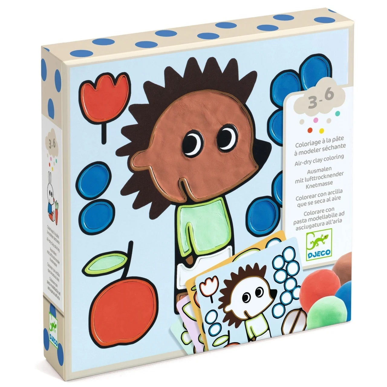 Joc creativ cu plastilină Prieteni poznași, Djeco