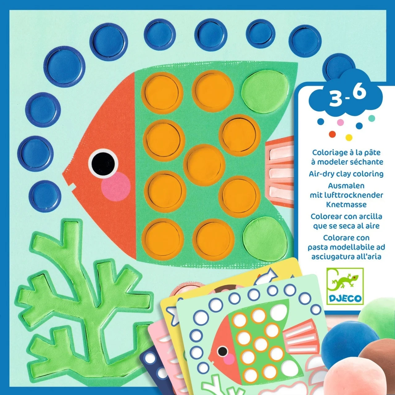 Joc creativ de modelaj cu plastilină, Djeco