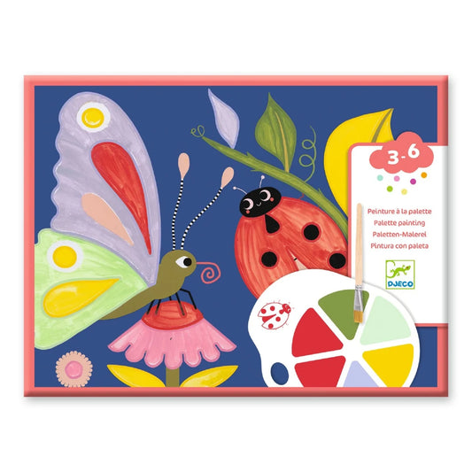 Joc creativ de pictură – Fluturi și buburuze, Djeco
