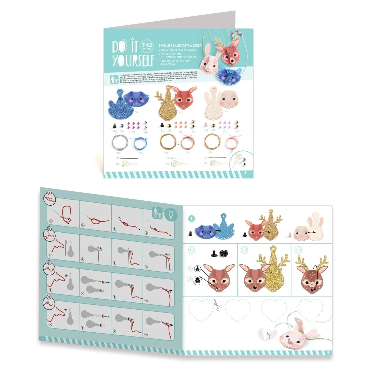 Joc creativ DIY – Coliere secrete, Djeco