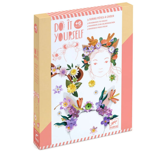 Joc creativ DIY – Cănuțe cu flori, Djeco