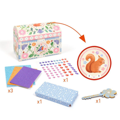 Joc creativ DIY cufăr fermecat, Djeco