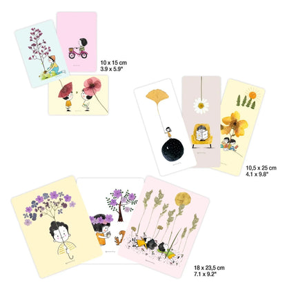 Joc creativ DIY Decorații din flori naturale, Djeco