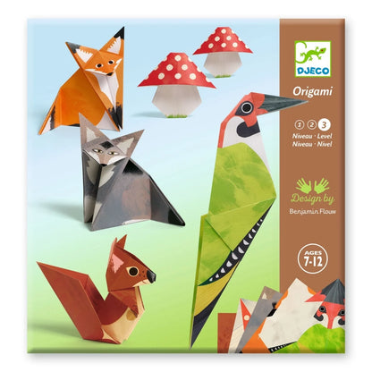 Joc creativ origami Animalele pădurii, Djeco