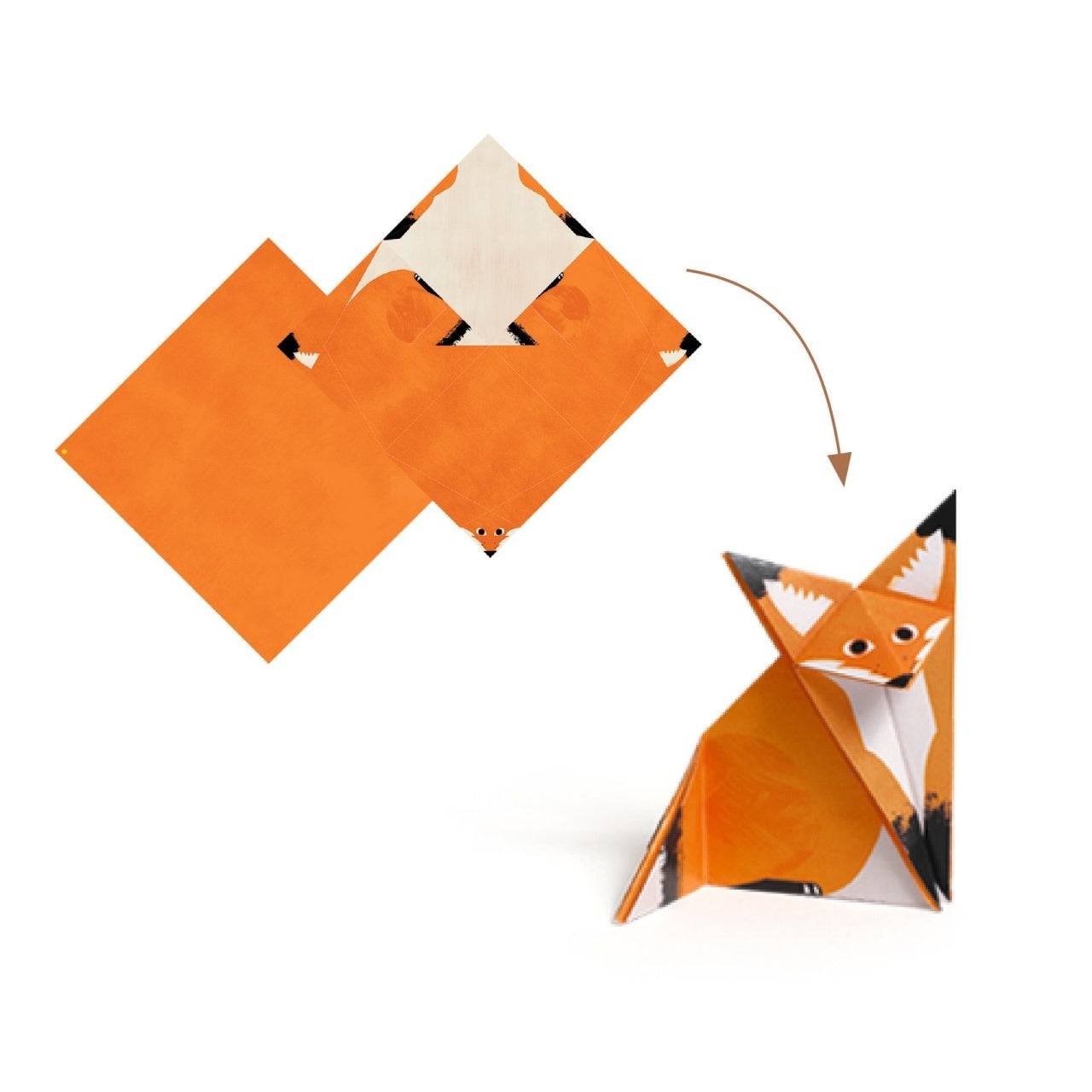 Joc creativ origami Animalele pădurii, Djeco