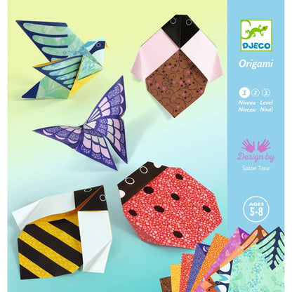 Joc creativ origami Micii locuitori ai grădinii, Djeco