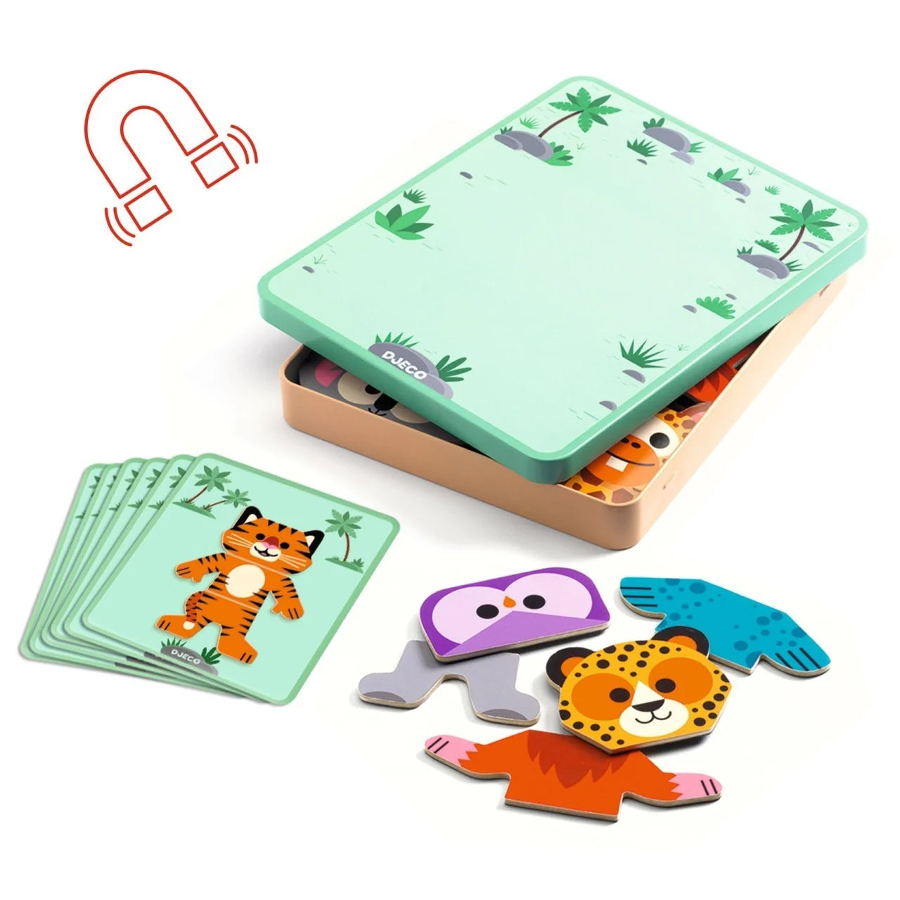 Joc cu magneți „Mix’n’Match” – Djeco