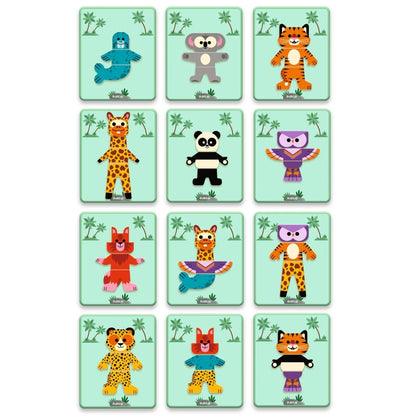 Joc cu magneți „Mix’n’Match” – Djeco