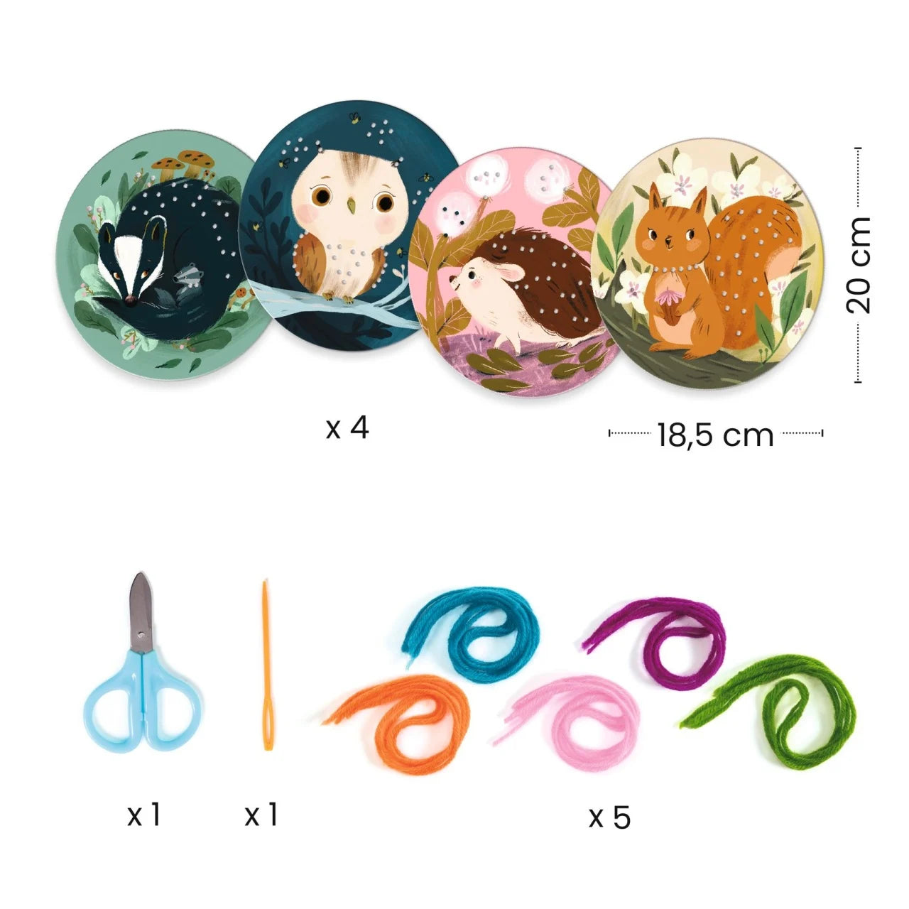 Joc de creație Introducere în broderie, Djeco
