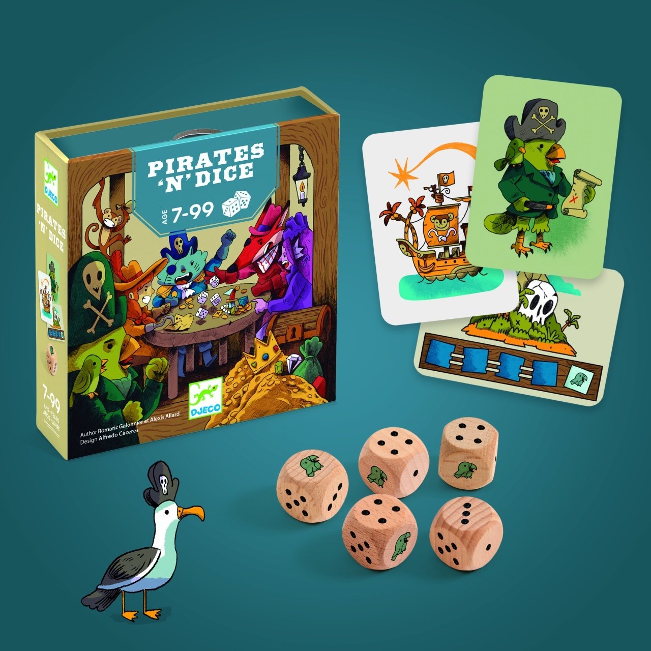 Joc de noroc și strategie Comoara Piratului, Djeco