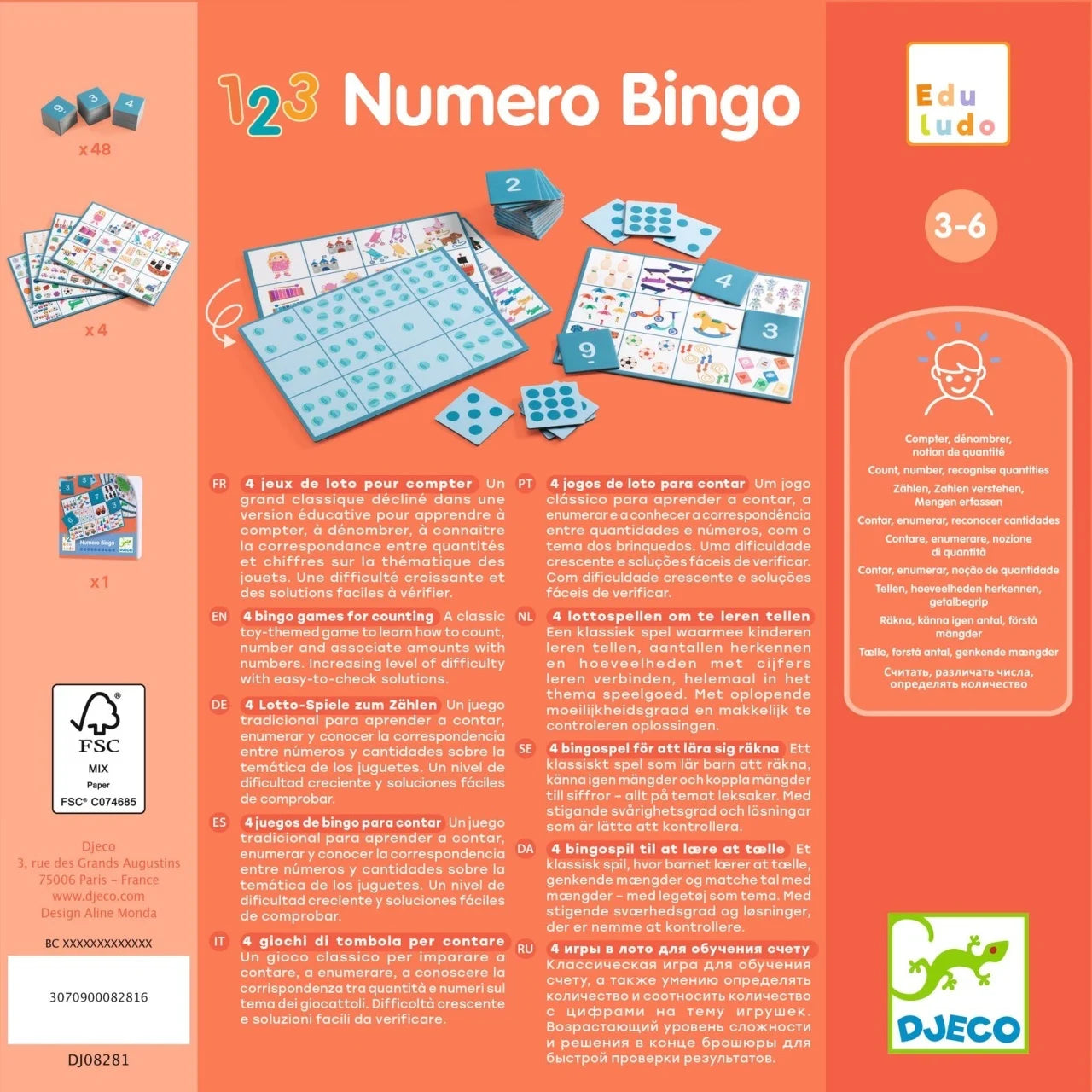 Joc educativ Bingo, Djeco