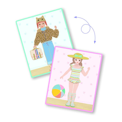 Joc educativ cu magnet de îmbrăcat personaje – Djeco