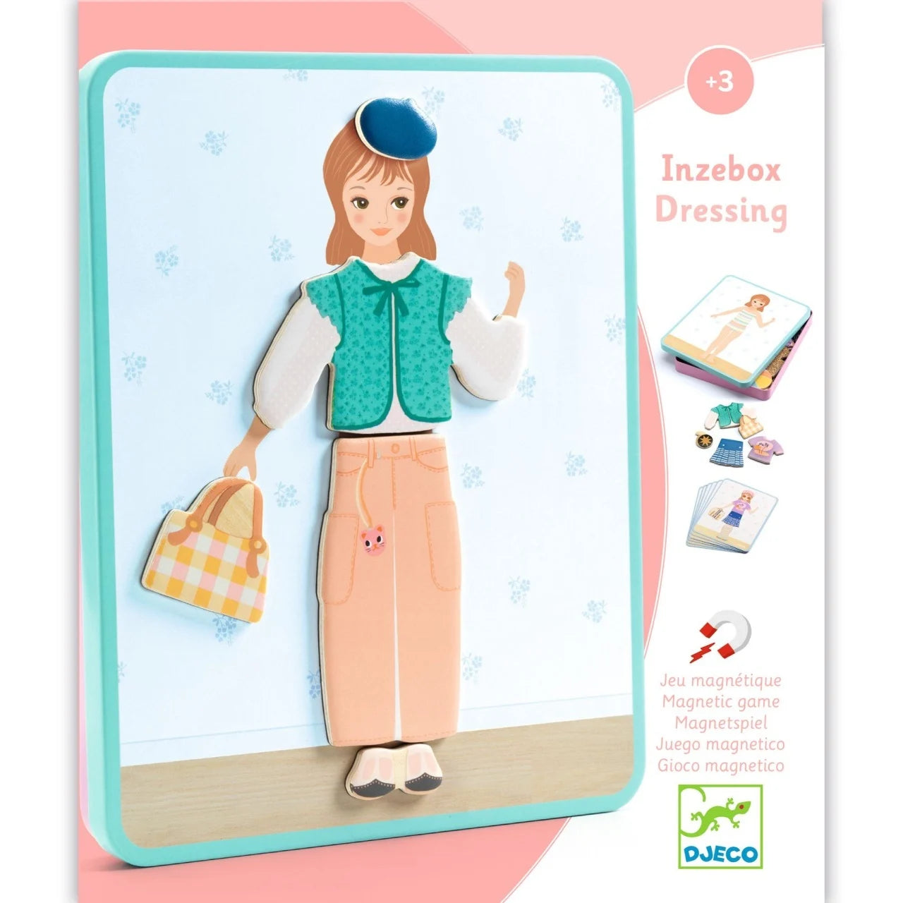 Joc educativ cu magnet de îmbrăcat personaje – Djeco