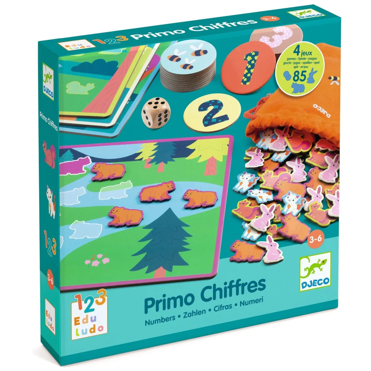 Joc educativ Eduludo primele cifre, Djeco