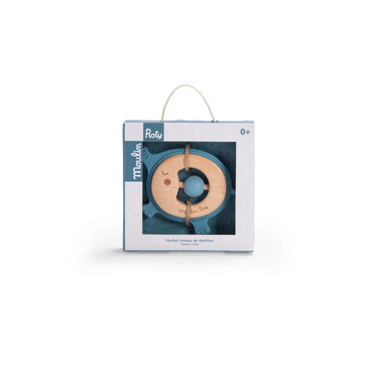 Jucărie bebe Inel de dentiție Elefant, Moulin Roty