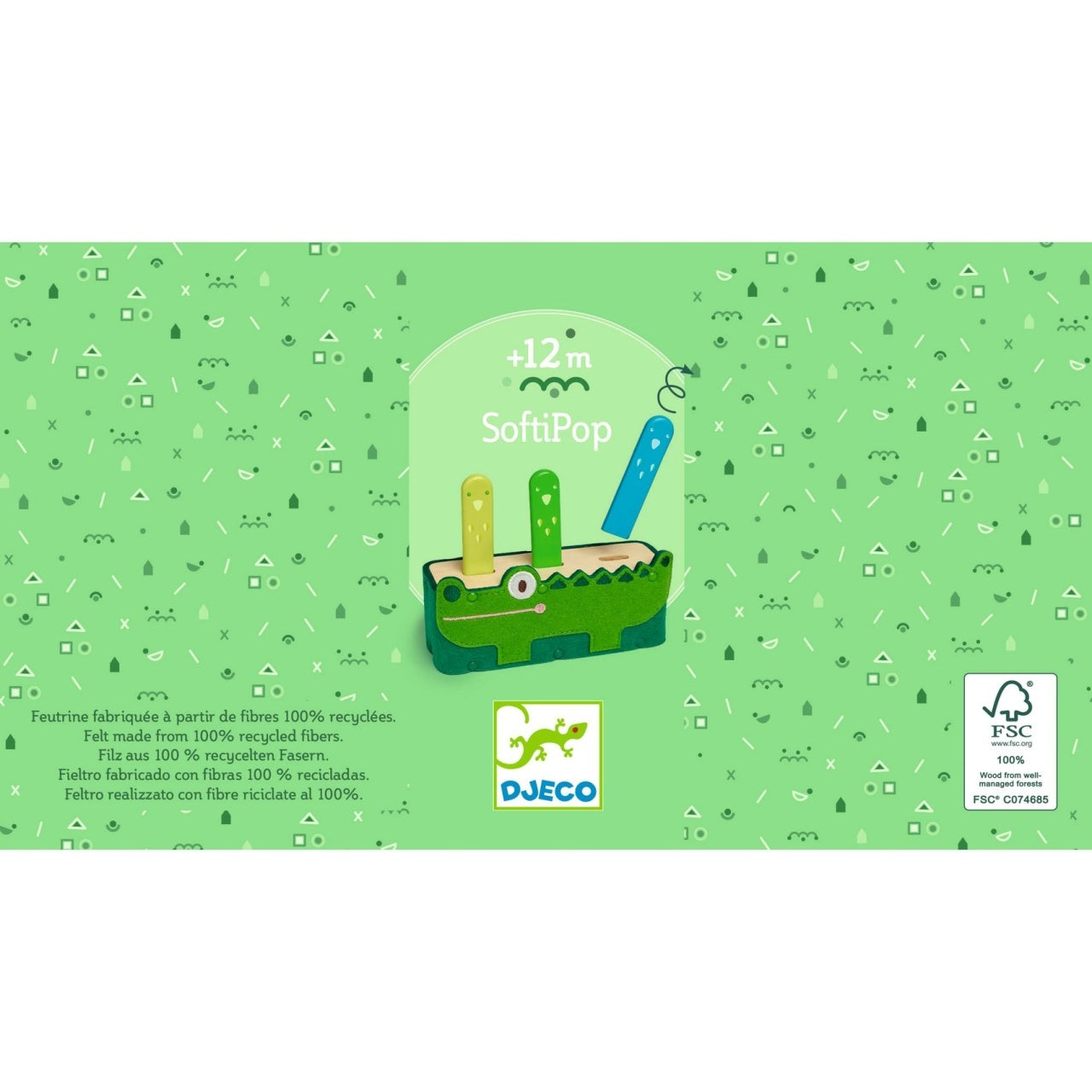Jucărie pop-up Softi Pop, Djeco