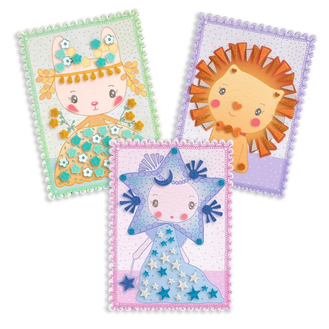 Kit creativ cu mozaic Tinyly Margo & Co, Djeco