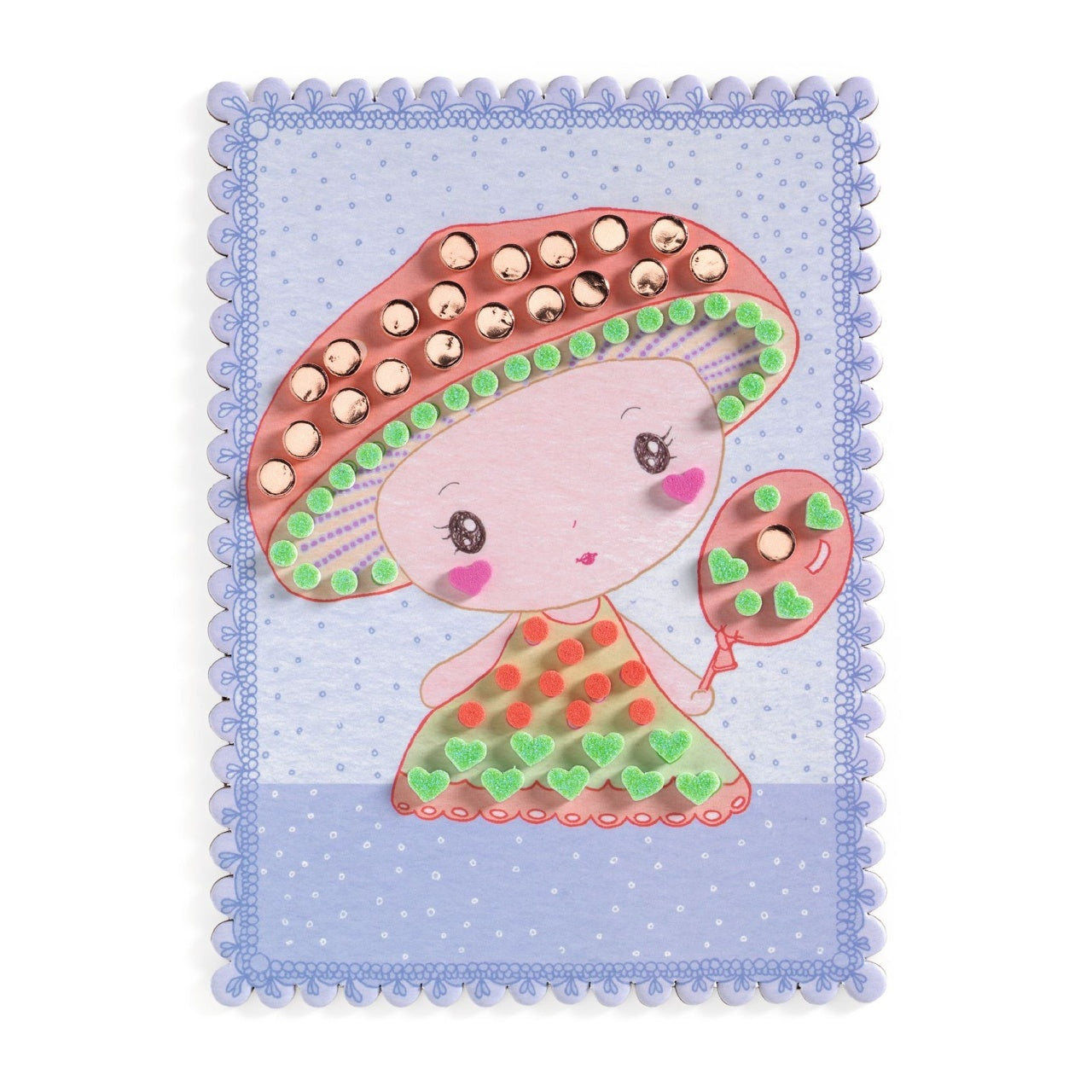 Kit creativ cu mozaic Tinyly Stella, Minico & Mushy, Djeco