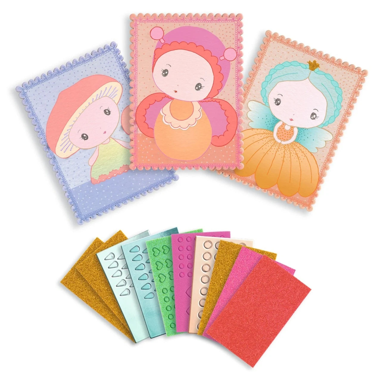 Kit creativ cu mozaic Tinyly Stella, Minico & Mushy, Djeco